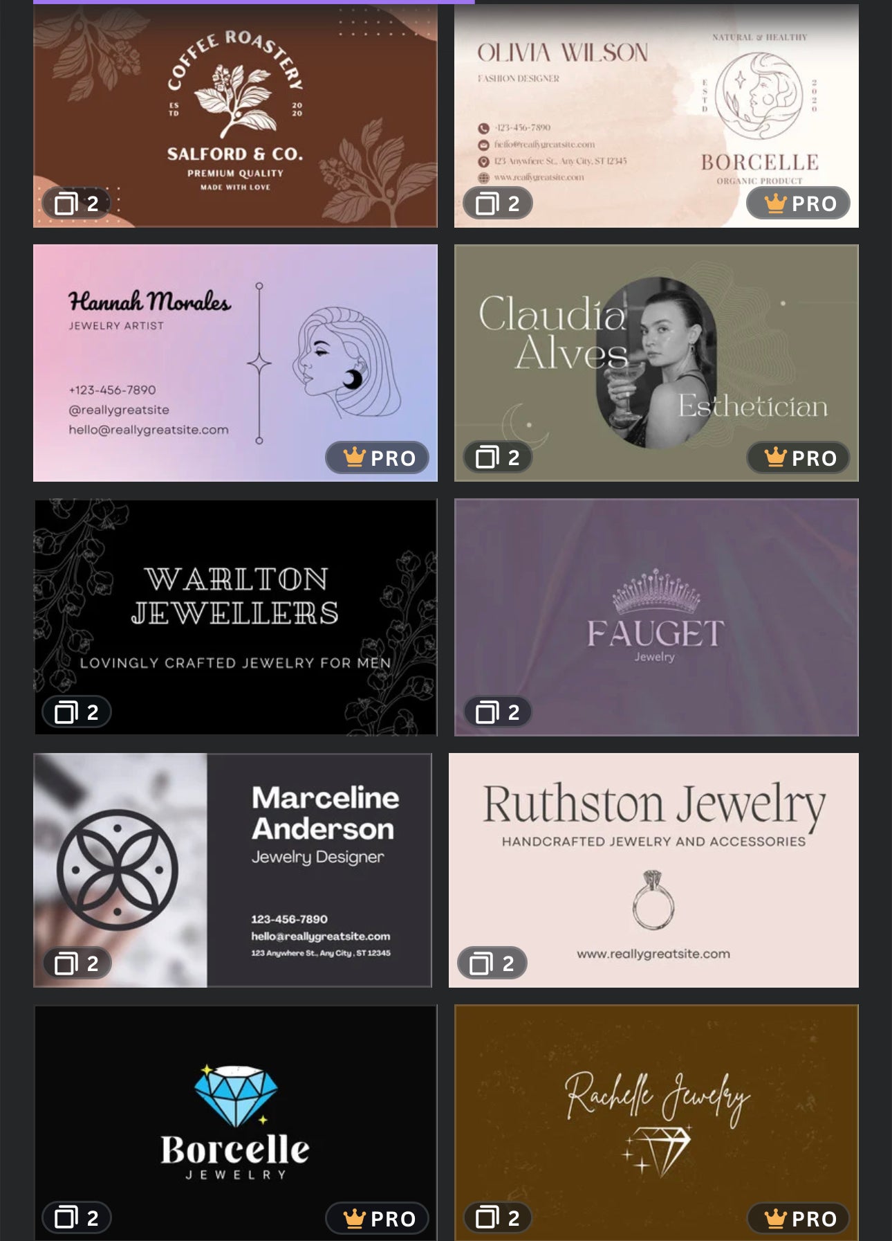 Business Digital Card Design