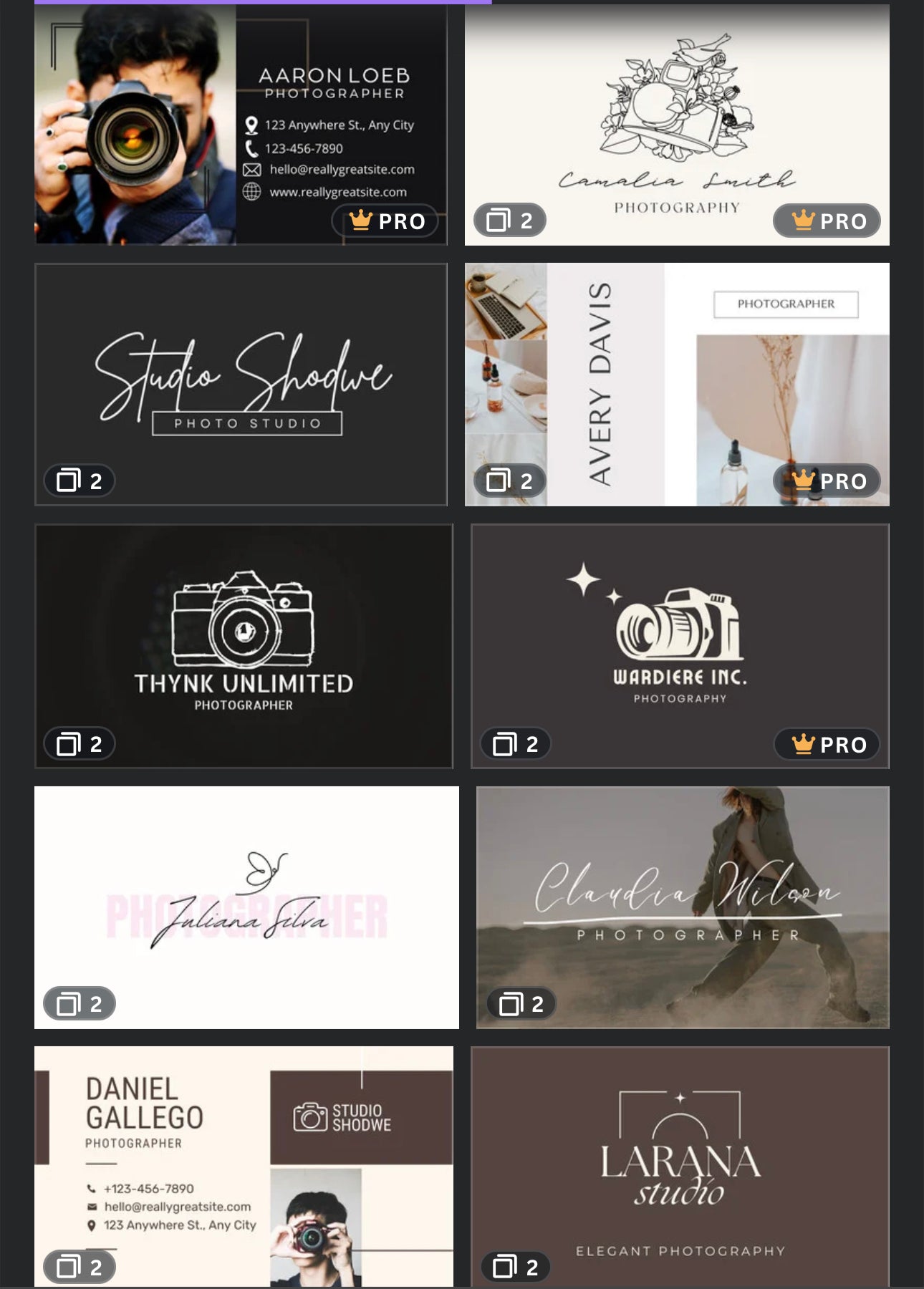 Business Digital Card Design